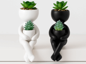Maceta Decorativa Minimalista x2